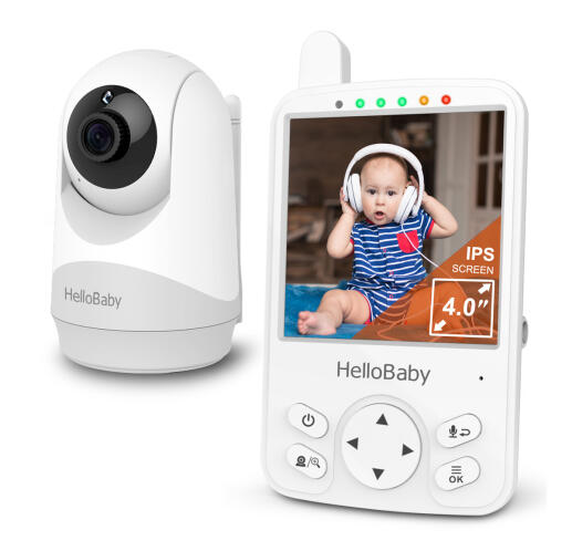 HELLOBABY ενδοεπικοινωνία μωρού HB6241 με κάμερα & οθόνη 4" 720p PTZ
