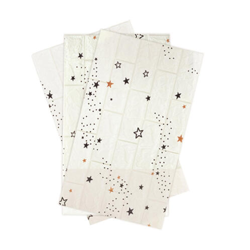 Home Deco Factory Σετ Παιδικά Αυτοκόλλητα Τοίχου Brick 68.5 x 0.5 x 38.5 cm 3 τμχ Home Deco Factory HD2384