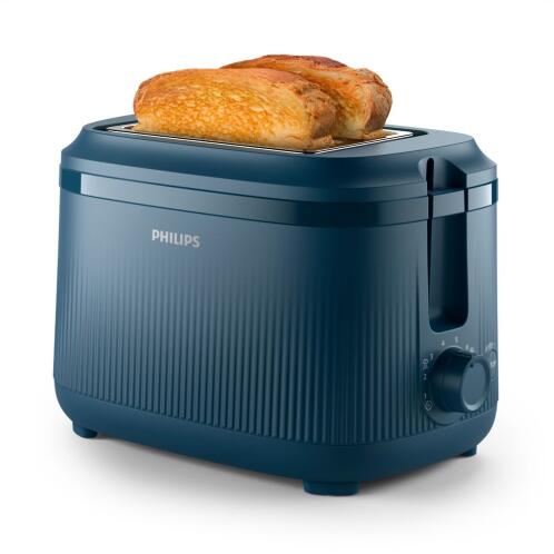 Philips Φρυγανιέρα 2 Θέσεων 900W Μπλε