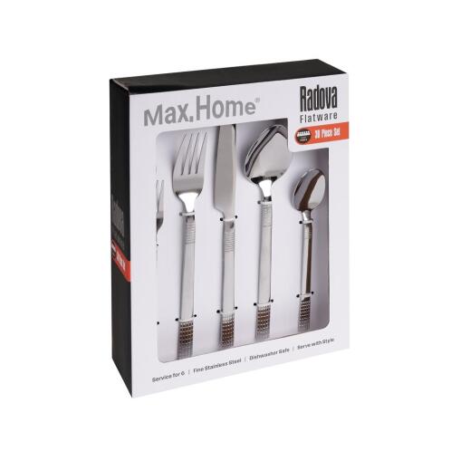 Max Home 3028 Radova Σετ Μαχαιροπίρουνα 30τχμ 18/0