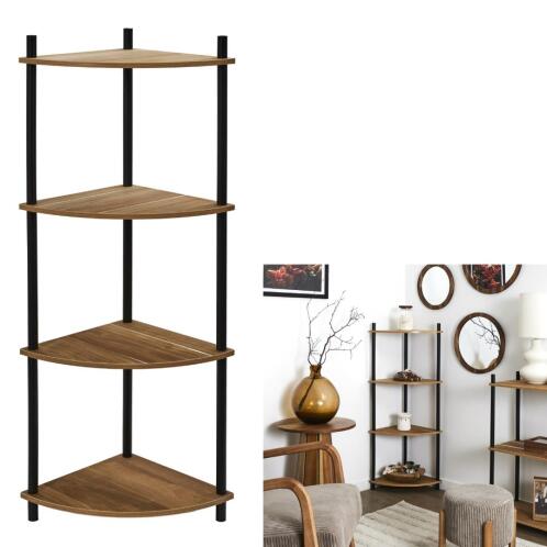 Home Deco Factory Γωνιακή Ραφιέρα 4  Επιπέδων HD7307