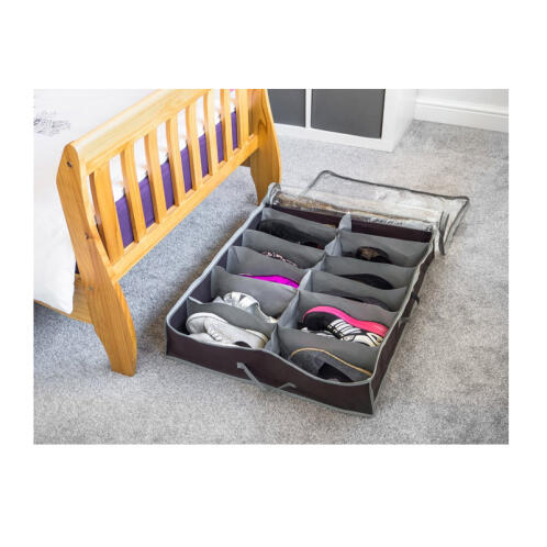 SPM Παπουτσοθήκη για 12 Ζεύγη - Φορητή για Τοποθέτηση Κάτω Απο το Κρεβάτι HDShoesStorage