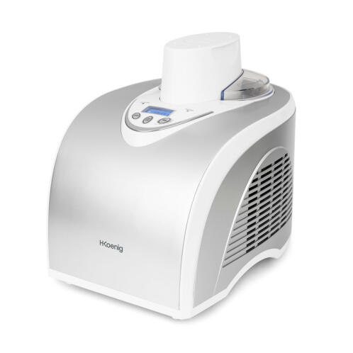 H.Koenig HF180 Παγωτομηχανή 1 Lt 135 W Ασημί