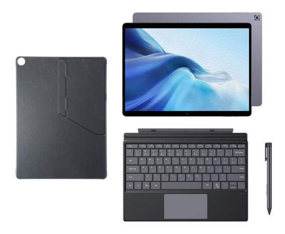 Chuwi Tablet Hi10 Max με Πληκτρολόγιο Στυλό αφής Θήκη Windows 11 Pro 4800mAh 12.9" 12/512GB Γκρι