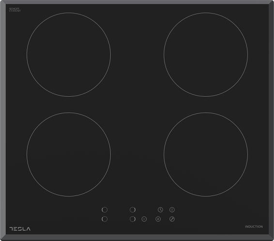 Tesla Επαγωγική Εστία Αυτόνομη με Λειτουργία Κλειδώματος 59x52εκ. HI6400MB