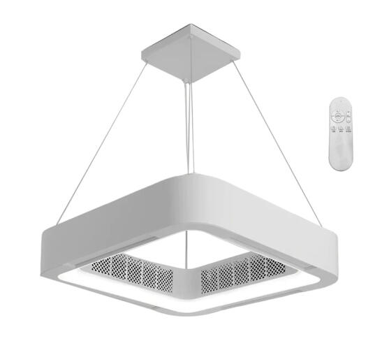 POWERTECH smart ανεμιστήρας οροφής HLL-0109 με LED 45W 12x58cm λευκός