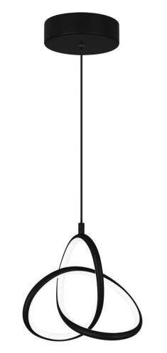 POWERTECH LED φωτιστικό οροφής HLL-0145 25W 4000K Φ40cm 1m μαύρο