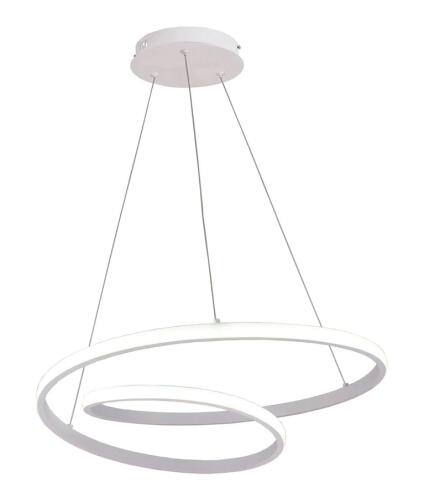 POWERTECH LED φωτιστικό οροφής HLL-0153 25W 4000K Φ40cm 1m λευκό