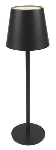 POWERTECH LED επιτραπέζιο φωτιστικό HLL-0193 ρυθμιζόμενο επαναφορτιζόμενο μαύρο