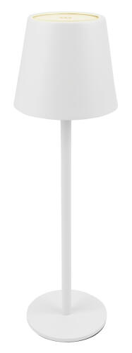 POWERTECH LED επιτραπέζιο φωτιστικό HLL-0194 ρυθμιζόμενο επαναφορτιζόμενο λευκό