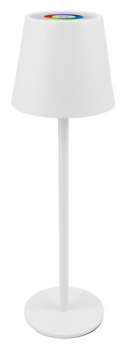 POWERTECH LED επιτραπέζιο φωτιστικό HLL-0196 RGB ρυθμιζόμενο επαναφορτιζόμενο λευκό