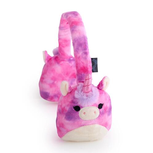 Lazerbuilt Squishmallows Lola the Unicorn – Λούτρινα Ασύρματα Παιδικά Ακουστικά με Μικρόφωνο