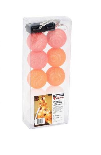 HEINNER HR-LED10-ORG  Διακοσμητικό Φωτιστικό LED Γιρλάντα με 10 Πλαστικές Μπάλες