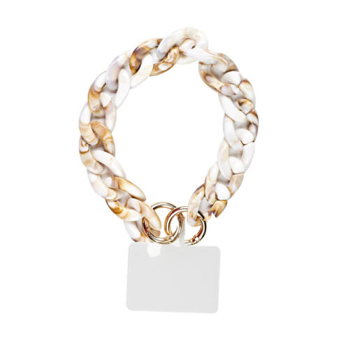 Αλυσίδα Κινητού για τον Καρπό 30 cm Χρώματος Λευκό Be Mix HT0018