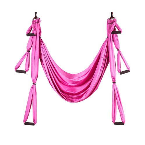 Aerial Yoga Χρώματος Φούξια Costway HT1140FS