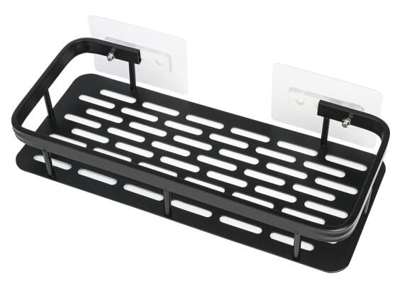 HOME USE ράφι τοίχου HUH-0162 μεταλλικό 30x5x13cm μαύρο