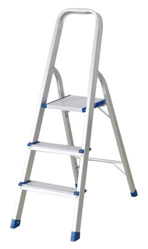 HOME USE σκάλα αλουμινίου HUH-0201 με 2+1 σκαλοπάτια EN 131 117.5cm