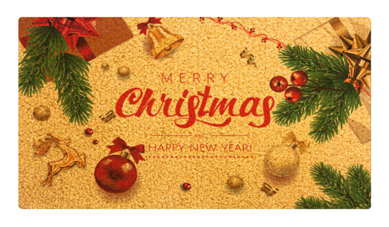 HOME USE πατάκι εισόδου HUH-0205 αντιολισθητικό 60x40cm 8mm πάχος καφέ