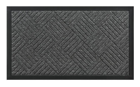 HOME USE πατάκι εισόδου HUH-0212 αντιολισθητικό 60x40cm 5mm πάχος γκρι