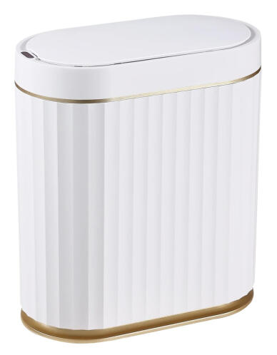 HOME USE κάδος απορριμμάτων HUH-0226 με φωτοκύτταρο 7lt λευκός