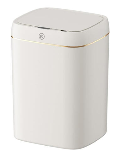 HOME USE κάδος απορριμμάτων HUH-0251 με φωτοκύτταρο 9lt λευκός