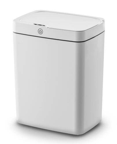 HOME USE κάδος απορριμμάτων HUH-0253 με φωτοκύτταρο 13lt λευκός