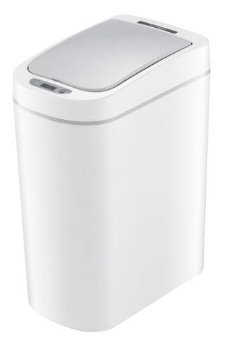HOME USE κάδος απορριμμάτων HUH-0255 με φωτοκύτταρο 7lt λευκός