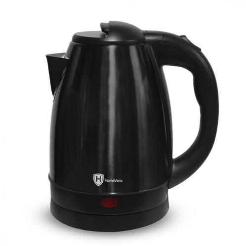 HomeVero HV-BSSK1.7 Ανοξείδωτος Βραστήρας Nερού 1.7L 1500W Μαύρος