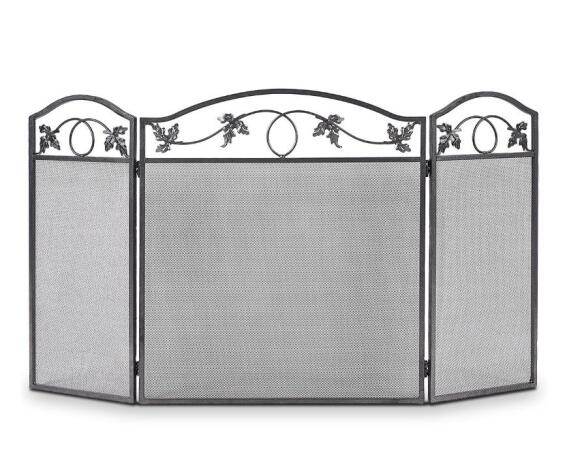 Costway Πτυσσόμενο Προστατευτικό Τζακιού με 3 Πάνελ για Μωρά & Κατοικίδια HW54042