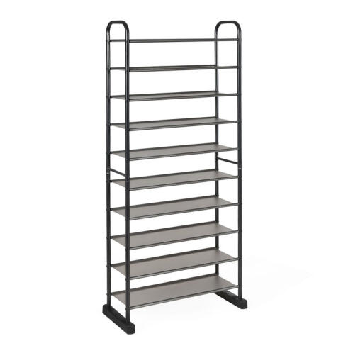 Costway Μεταλλική Παπουτσοθήκη με 10 Ράφια 66 x 29 x 152 cm HW63424