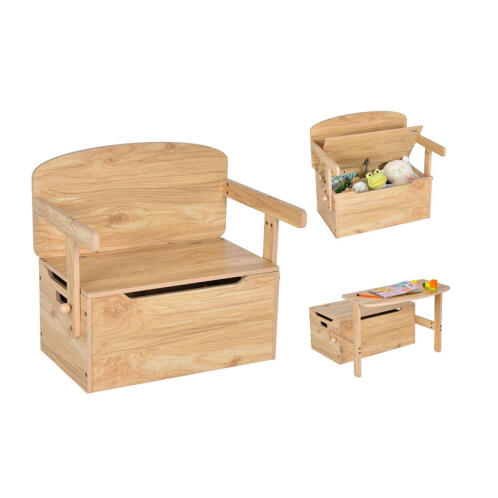 Costway Παιδικό Ξύλινο Γραφείο Δραστηριοτήτων 3 σε 1 60 x 56.5 x 43.5 cm Costway HY10270NA