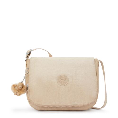 Kipling Τσαντάκι ώμου Earthbeat M Sparkled Beige