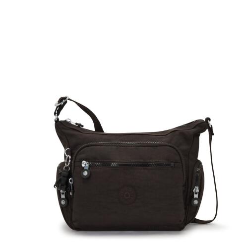 Kipling Τσάντα ώμου/χιαστί 29x22x16.5cm σειρά Gabbie S Nostalgic Brown