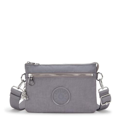 Kipling Τσαντάκι ώμου Riri Zip Grey Spice