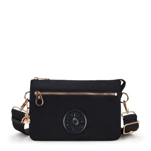 Kipling Τσαντάκι ώμου Riri Zip Black Rose Spice