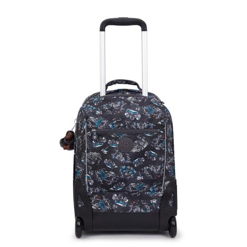 Kipling Σακίδιο Πλάτης Trolley για Laptop 15" Sari Jungle Fun Race