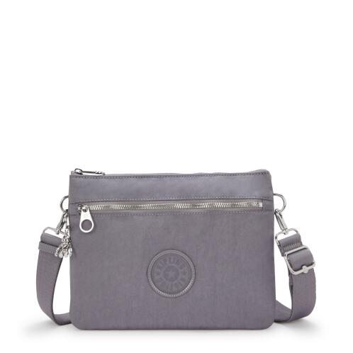Kipling Τσαντάκι ώμου Riri Zip L Grey Spice