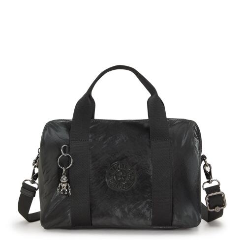 Kipling Τσάντα χειρός Bina M Jet Black Glam