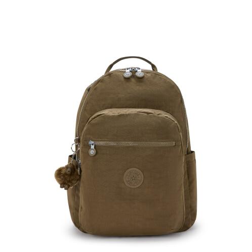 Kipling Σακίδιο πλάτης για laptop Seoul 15" Smooth Khaki