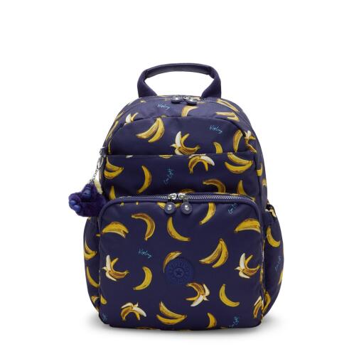 Kipling Τσάντα πλάτης αλλαξιέρα Maisie Baby Banana Print