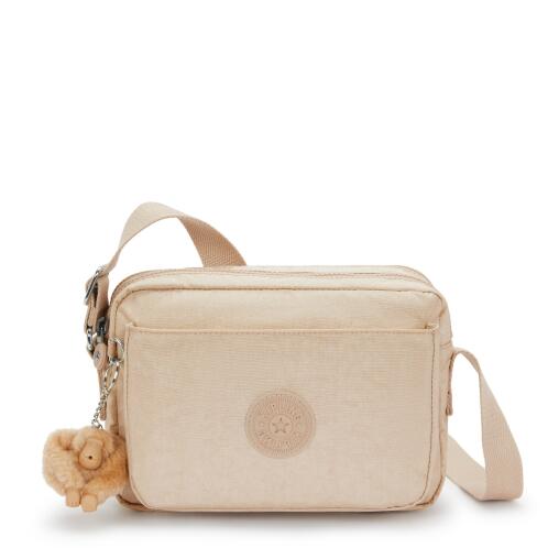 Kipling Τσαντάκι ώμου Abanu M Sparkled Beige