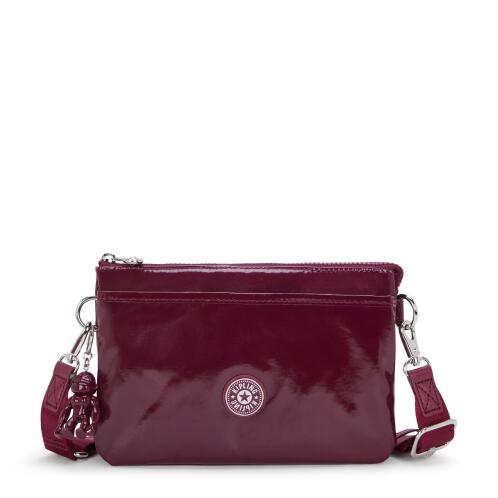 Kipling Τσαντάκι ώμου Riri High Gloss Wine