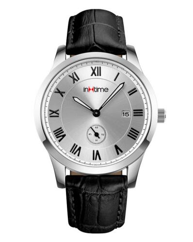 INTIME Ρολόι χειρός Casual-01 Quartz Stainless Steel ασημί