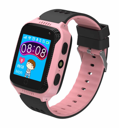 INTIME GPS Παιδικό ρολόι χειρός IT-027 SOS βηματομετρητής ροζ