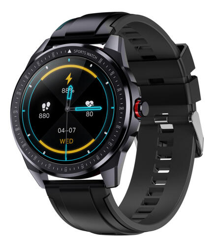ΙΝΤΙΜΕ smartwatch SN88 1.28" έγχρωμο IP68 HR & Blood pressure μαύρο