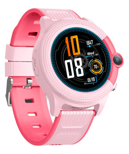 Intime  IT-053 GPS Smartwatch για Παιδιά 1.28" Camera 4G IPX7 Ροζ