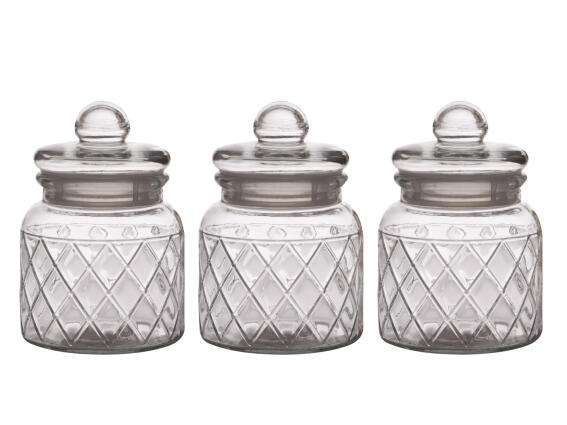 ΣΕΤ 3 ΔΟΧΕΙΑ 650ML TRELLIS ΓΥΑΛΙΝΑ