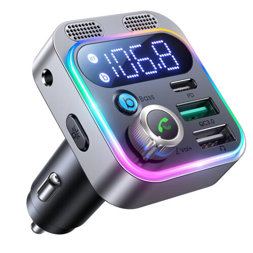 JOYROOM FM transmitter με οθόνη JR-CL16 USB & USB-C 48W PD & QC 3.0