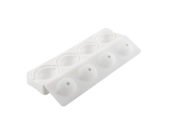 Φόρμα Σιλικόνης Αυγό/Λεμόνι 4 θέσεων 35x8,2x6 εκ.