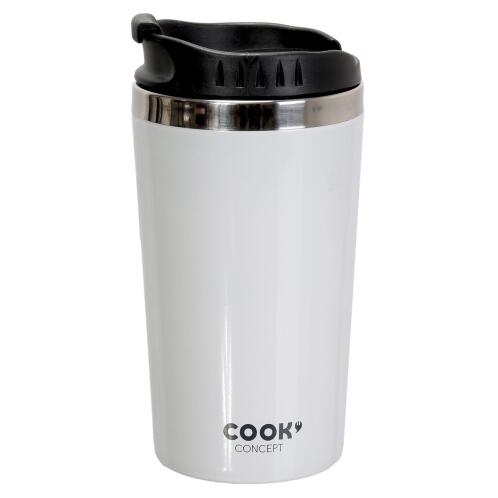 Cook Concept Θερμός Ταξιδιού 7.8 x 16.5 x 8.2 cm 350ml Λευκό KA4652-White